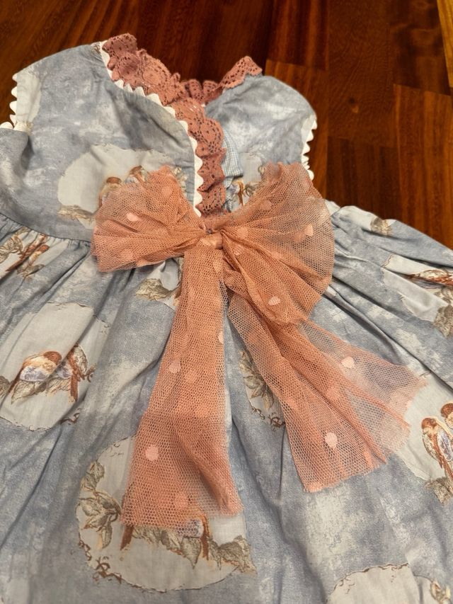 Vestido Lolittos Talla 4 con Chaqueta y Braguita