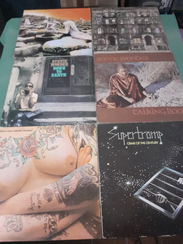 Lote Vinilos LP Stevie Wonder, Supertramp