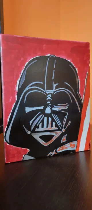 Dipinti a mano Star Wars e Marvel