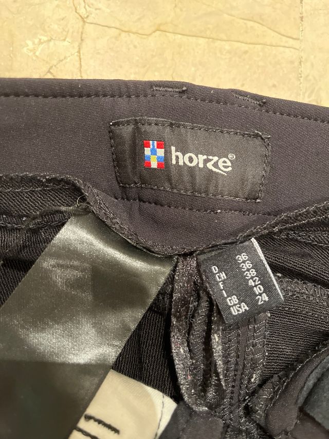 Pantalón equitación Horze negro