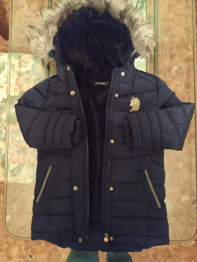 Plumas azul marino niña In Extenso 5 años