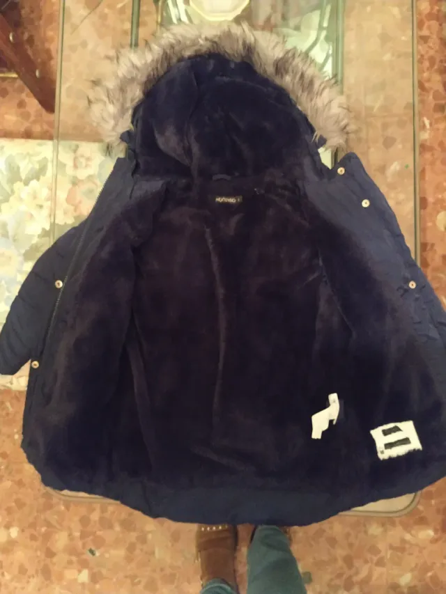 Plumas azul marino niña In Extenso 5 años