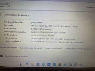 Ordenador Portátil PC Plata 