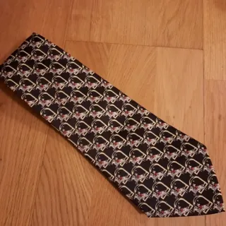 Corbata con dibujos multicolor