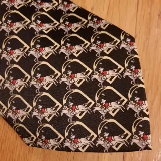 Corbata con dibujos multicolor