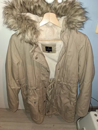 Cazadora beige mujer talla L/40