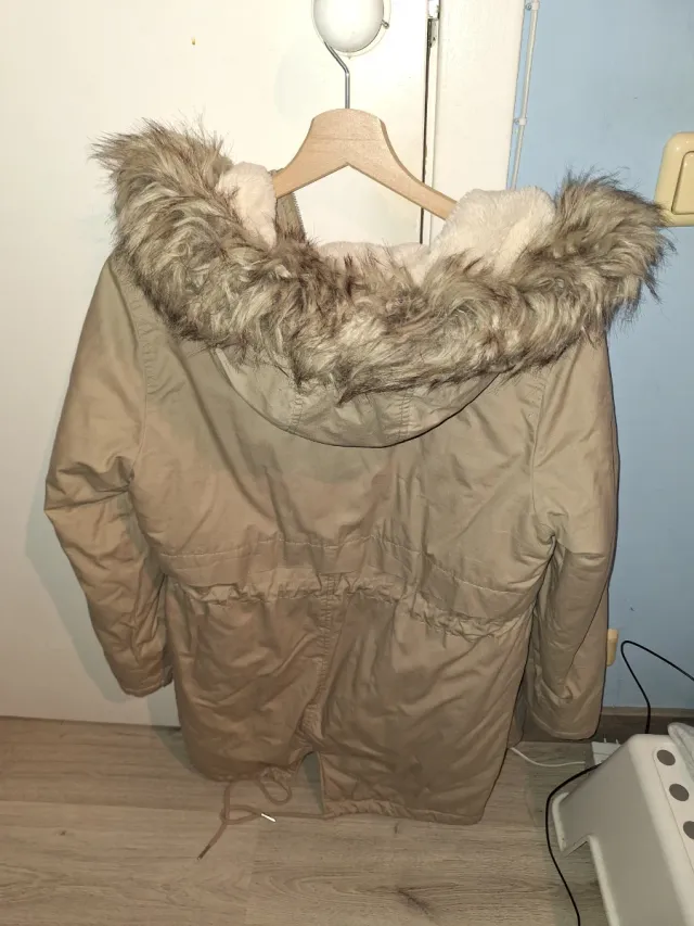 Cazadora beige mujer talla L/40