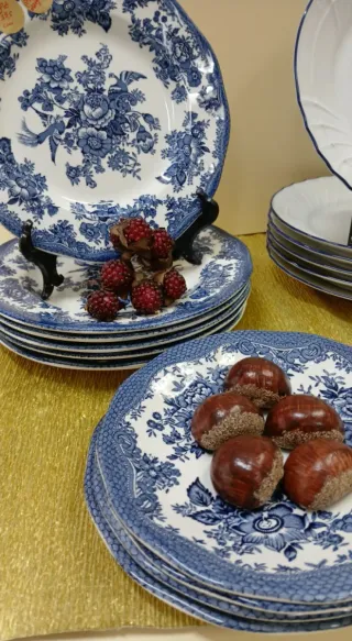 Set piatti Enoch Wedgwood Asiatic Pheasants