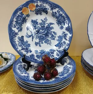 Set piatti Enoch Wedgwood Asiatic Pheasants