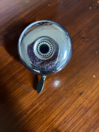 Timbre de bicicleta vintage cromado