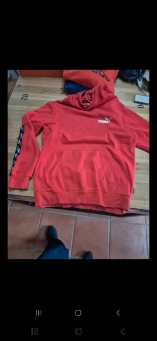 Sudadera Puma Roja