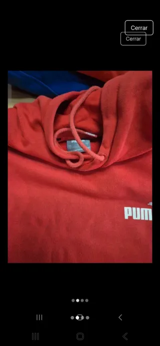 Sudadera Puma Roja