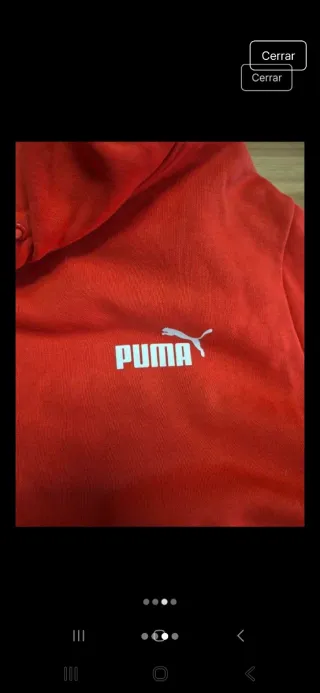 Sudadera Puma Roja