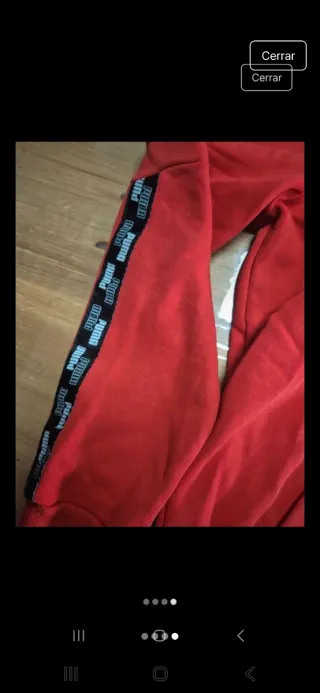 Sudadera Puma Roja
