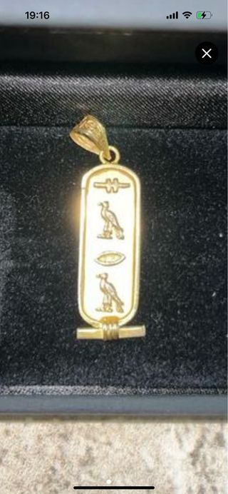 Colgante Oro 18k Egipcio