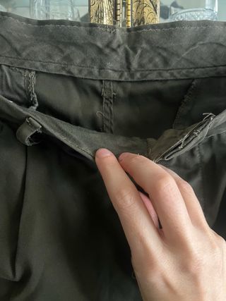 Pantaloni militari verdi attività varie