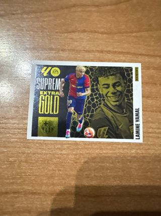 Cromo Lamine Yamal Supreme Extra Gold Panini