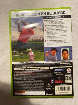 Juego Xbox 360 Tiger Woods PGA Tour 08