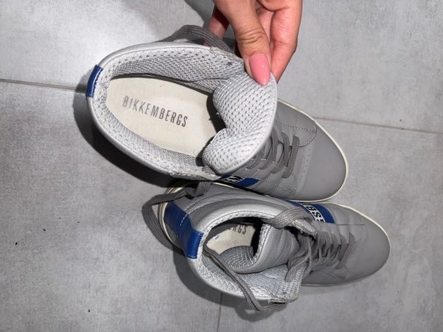 Zapatillas Bikkembergs grises y azules