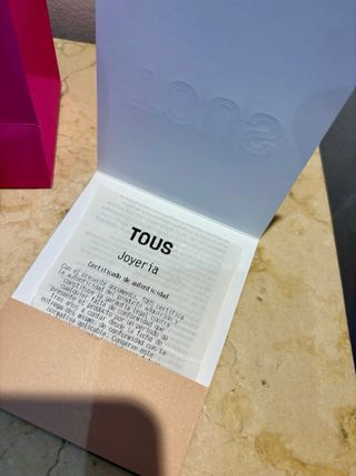 Anillo Tous Amatista Negra y Oro Ajustable