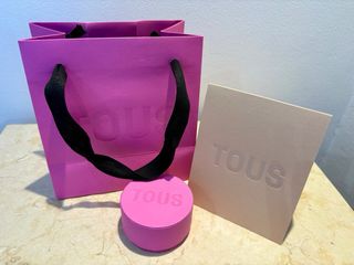 Anillo Tous Amatista Negra y Oro Ajustable