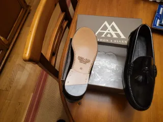 Zapatos ALSTHON Negro Talla 43. Dos pares