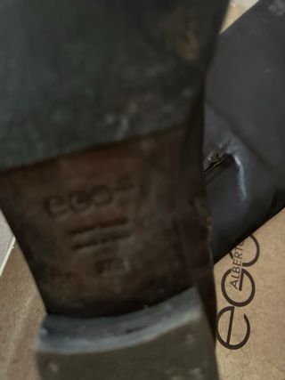 Stivali Alberto Gozzi Pelle Moro Tg 37.5