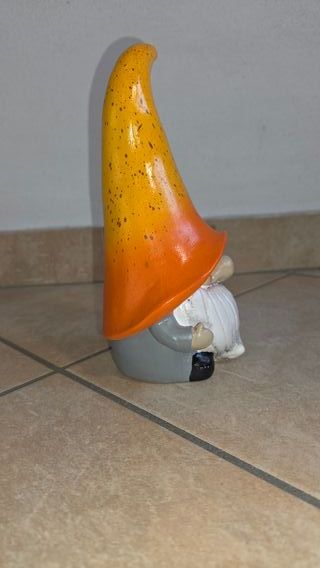 1 Gnomo da giardino in resina h 22 cm