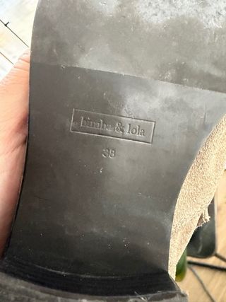 Botines Bimba y Lola Beige Hebillas