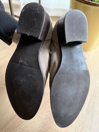 Botines Bimba y Lola Beige Hebillas