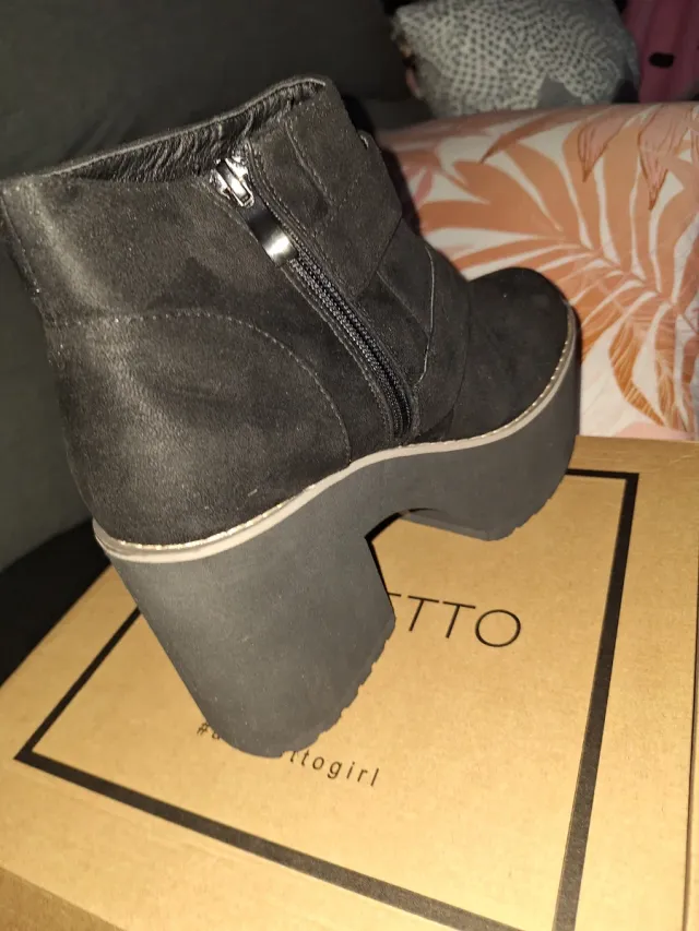 Botín AMARETTO ante negro talla 39