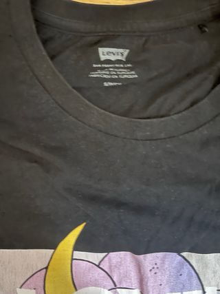 T-shirt Levi's nera con stampa luna