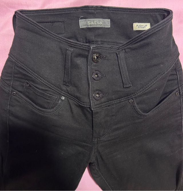 Pantalón Salsa Push Up Mystery Negro W 26