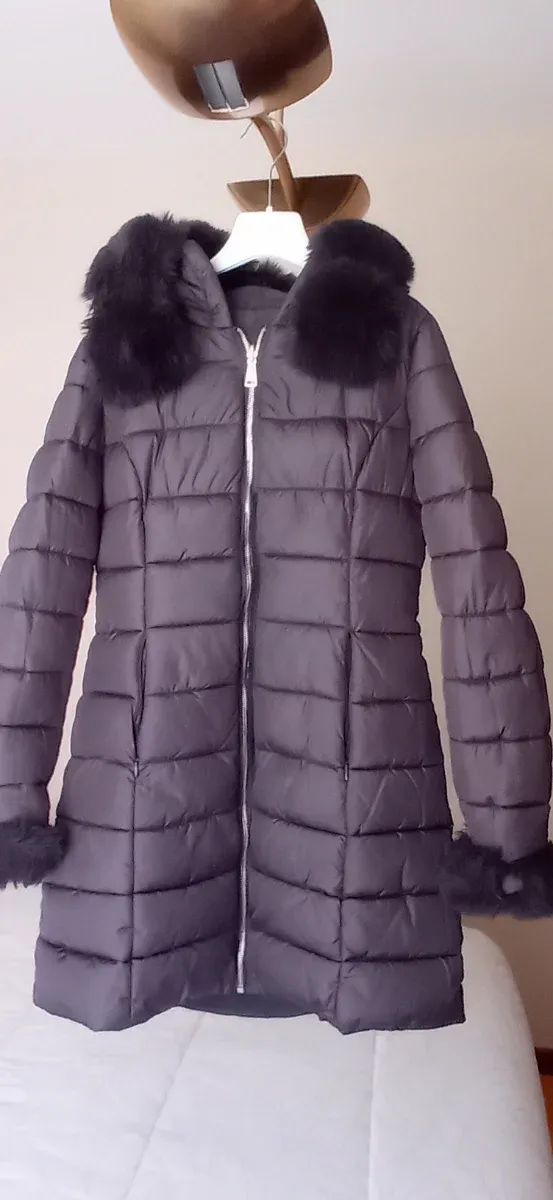 Plumas gris reversible talla S