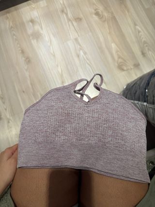 Sujetador deportivo rosa S/Xs