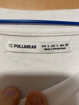 Camiseta Pull&Bear blanca