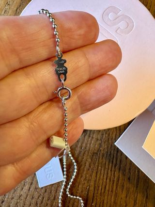 Cadena de plata Tous