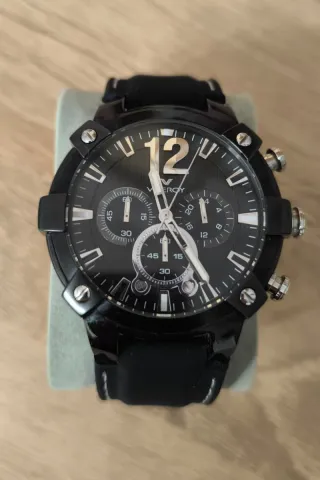 Reloj Viceroy Cronógrafo Negro y Plateado