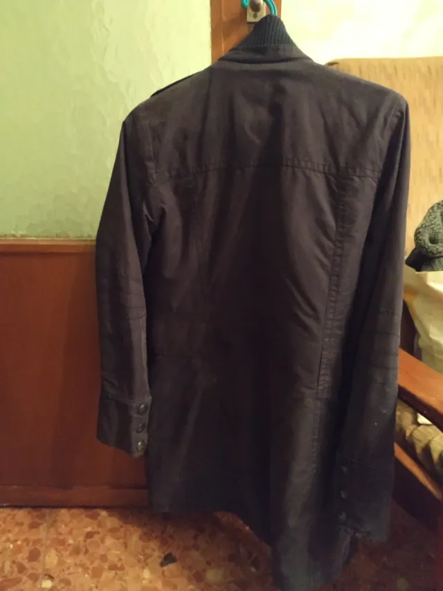 Abrigo Bershka azul marino mujer T. L