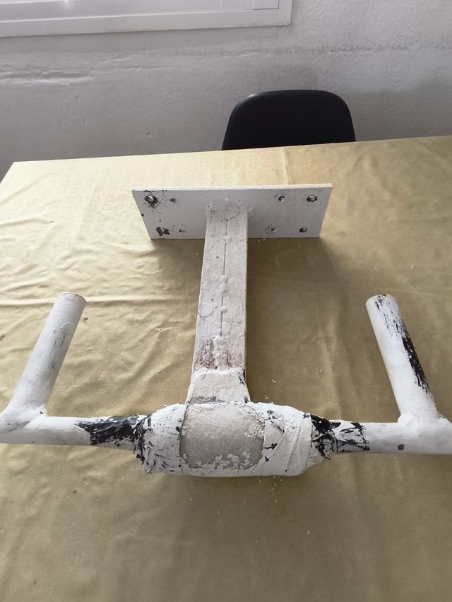 Barra de dominadas casera