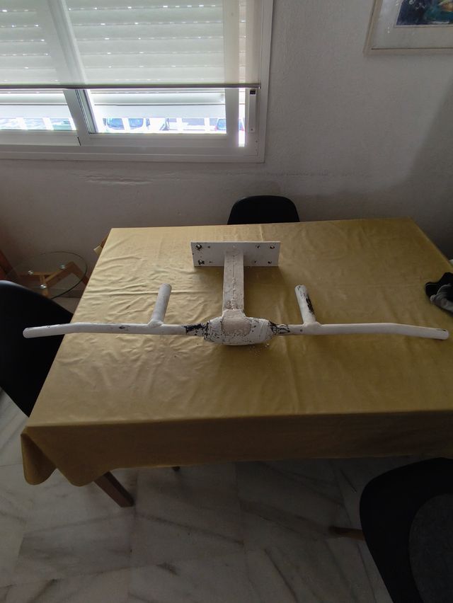 Barra de dominadas casera