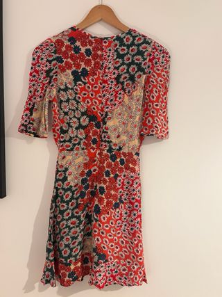 Vestido Zara Floral Multicolor