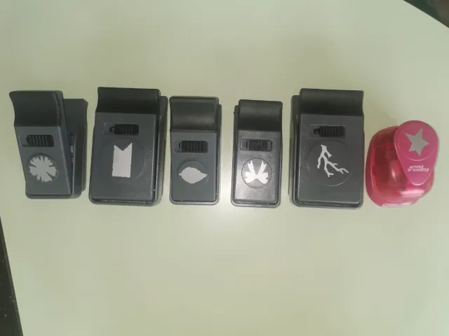 Set 6 fustellatrici per carta