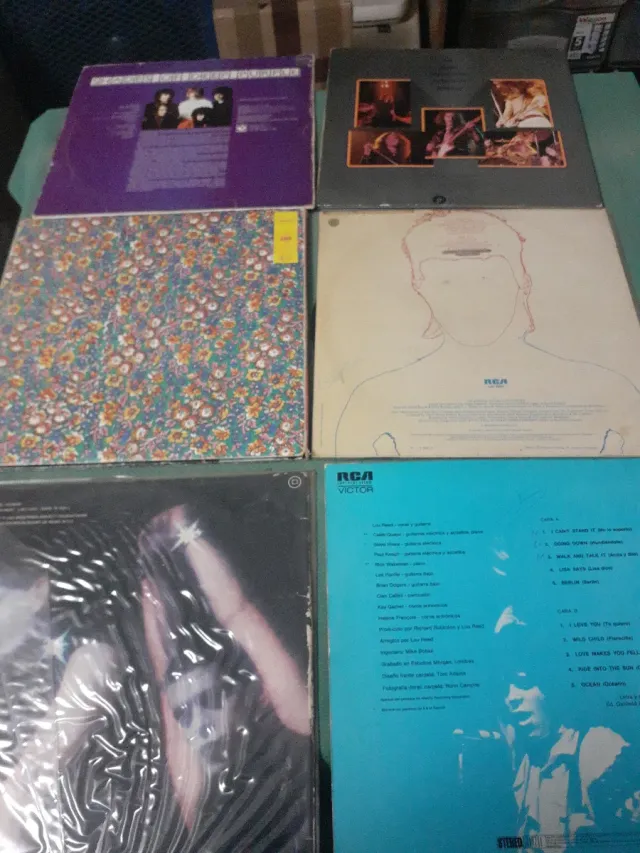 Lote 8 Vinilos LP Rock Clásico