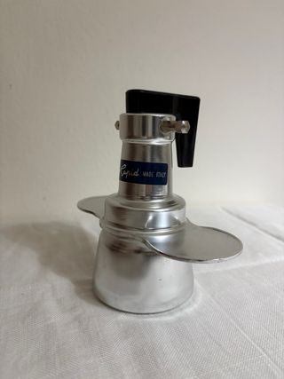 Moka d'epoca caffè rapid alluminio 99.5 italiana