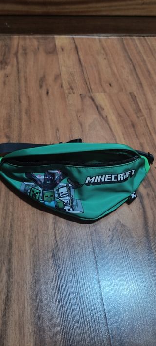 Riñonera niño/a Minecraft Zara Verde Multicolor