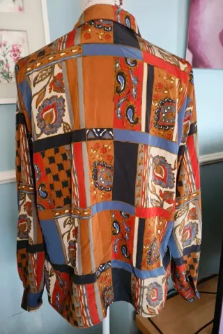 Camisa Burberrys Talla 48 Estampada