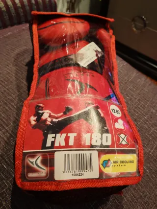 Guantes de Boxeo Rojos Domyos 12 oz