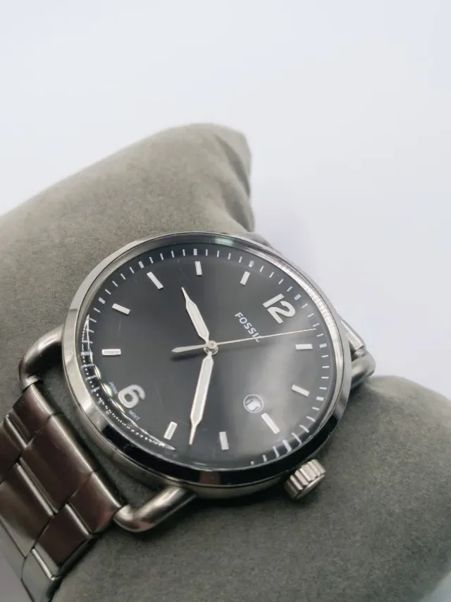 Reloj Fossil Negro y Plateado