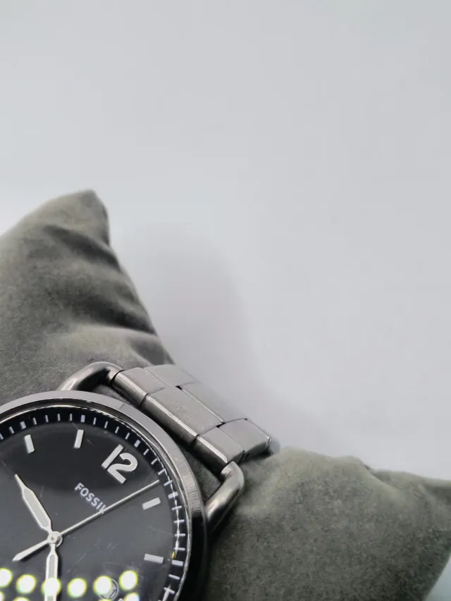 Reloj Fossil Negro y Plateado